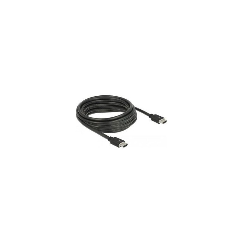 Delock HDMI-kabel 5m Sort